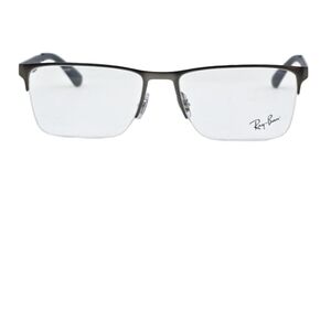 Ray-Ban Semi-Rimless Black Metal Eyeglasses SPECIAL PRICE